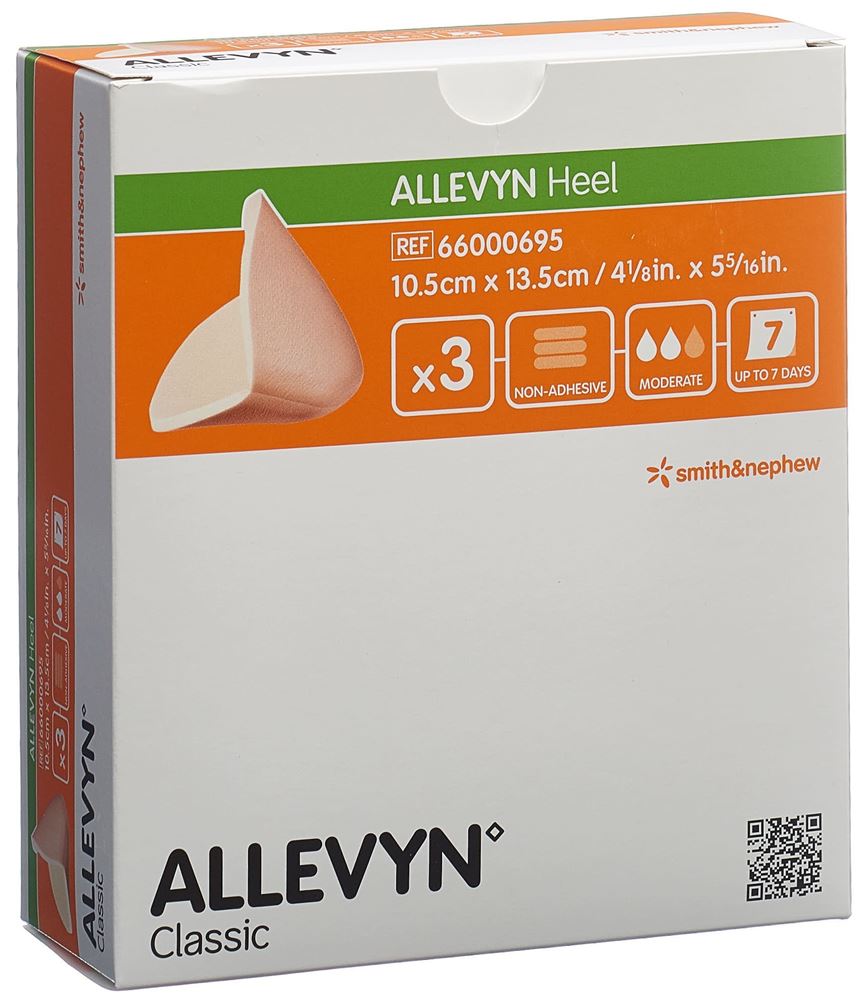 ALLEVYN HEEL Pansement Talon | 3 pièces