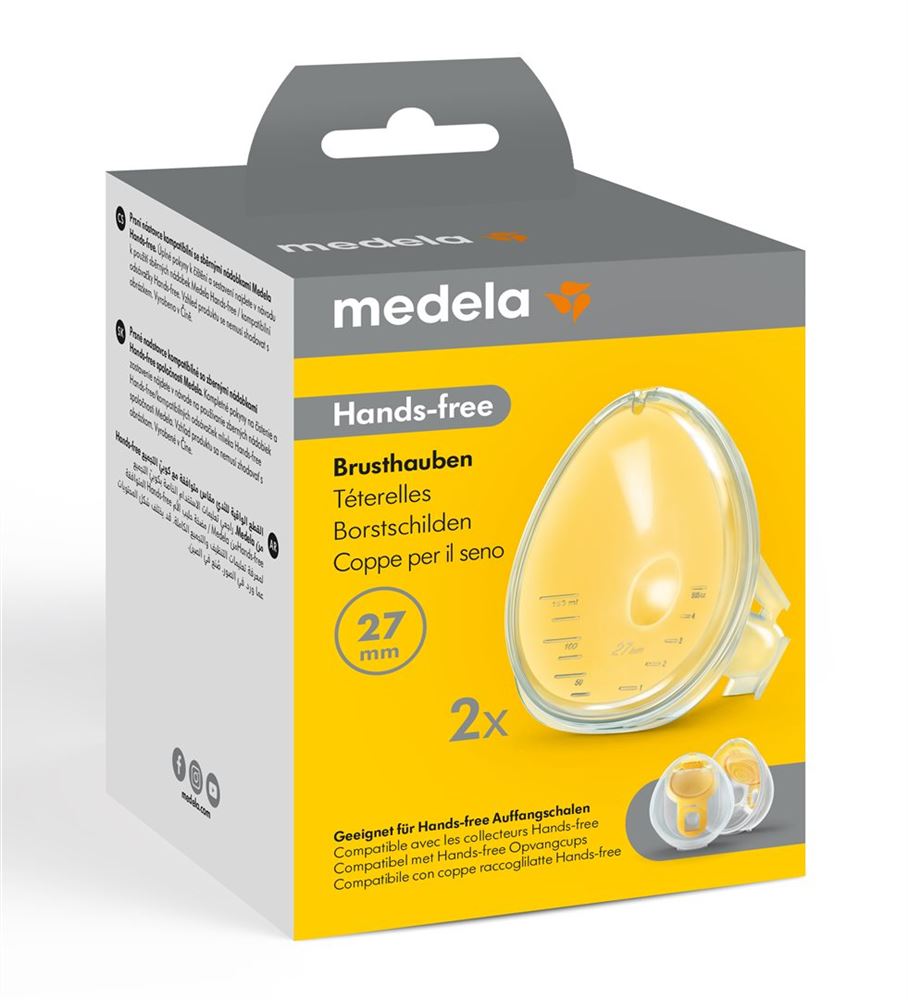 MEDELA Hands-free Flanges 27mm 2 pièces | Confort