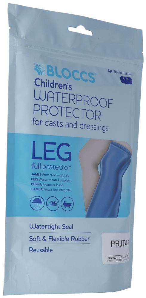 BLOCCS Protection Jambe Douche 27-45+/69cm | Étanche