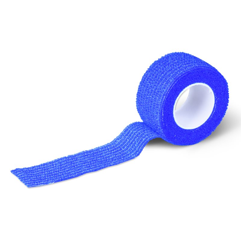 FIWA Pflasterbinde Haft Elast 2.5cmx4.5m Bleu | Maintien