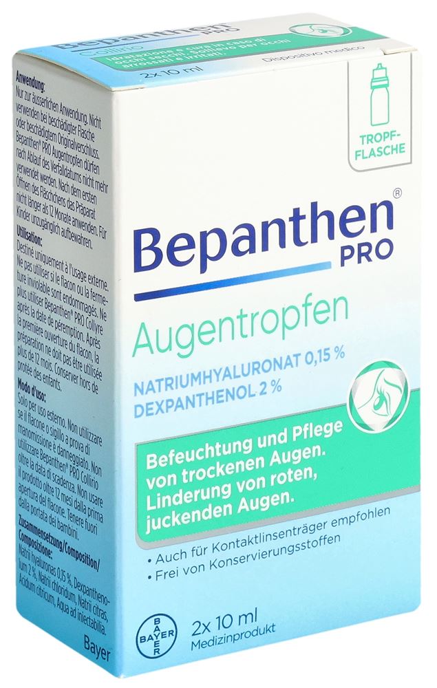 BEPANTHEN PRO Collyre | 2 x 10 ml