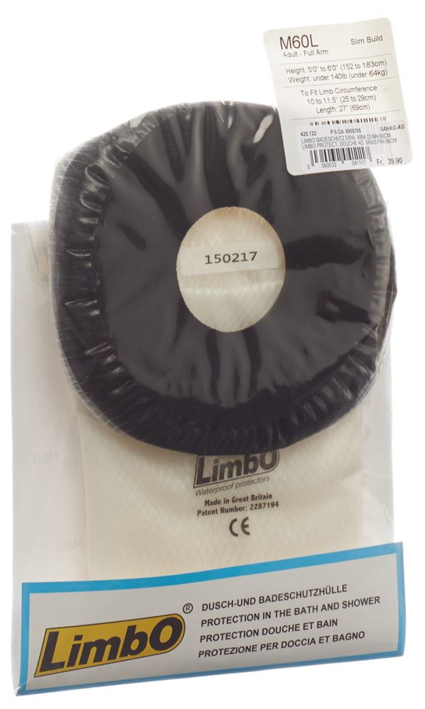LIMBO Badeschutz Protection Bras 69cm | Adultes 25-29cm