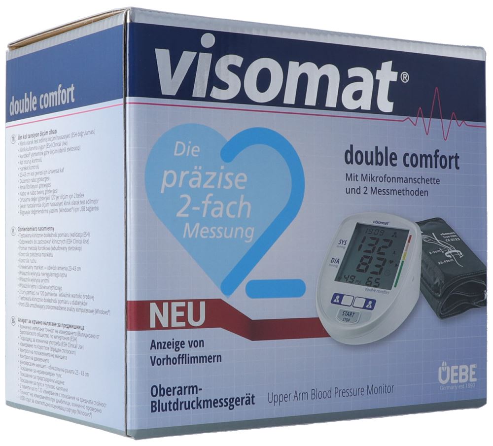 VISOMAT Tensiomètre Double Comfort | Brassard USB