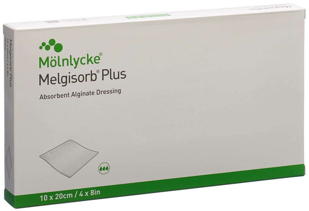 MELGISORB PLUS Alginate 10x20cm | Pansement Stérile