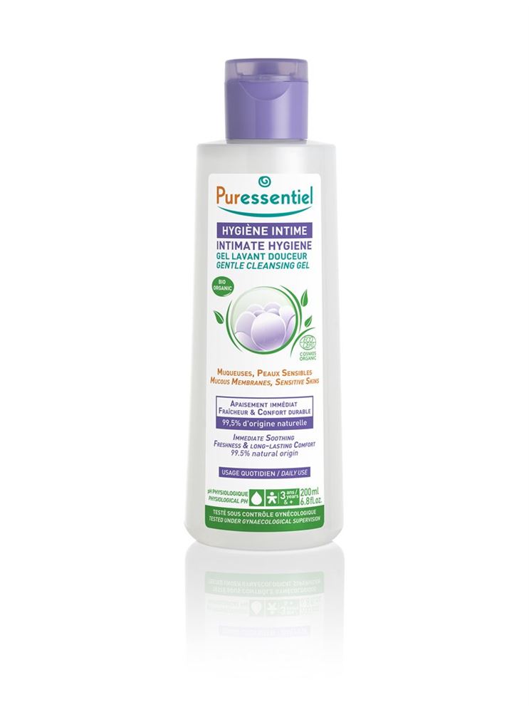PURESSENTIEL Gel Lavant Intime Doux Bio 200ml | Hygiène