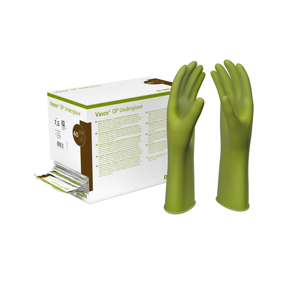 VASCO OP Sous-gants Latex Taille 7.5 | 40 paires