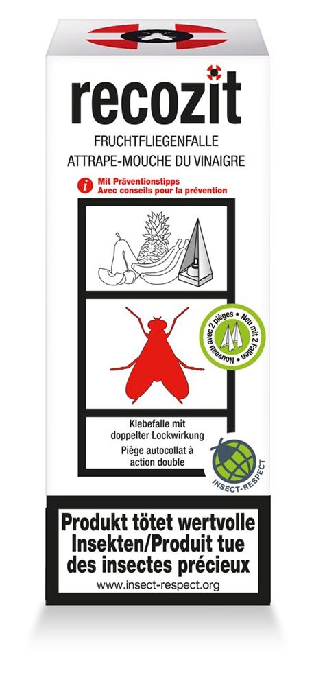 RECOZIT Attrape-mouches vinaigre | Anti-insectes