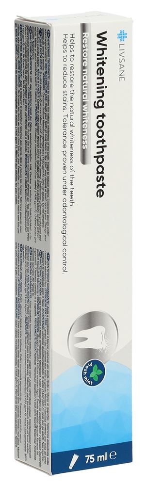 LIVSANE Dentifrice Blanchissant 75ml | Éclat