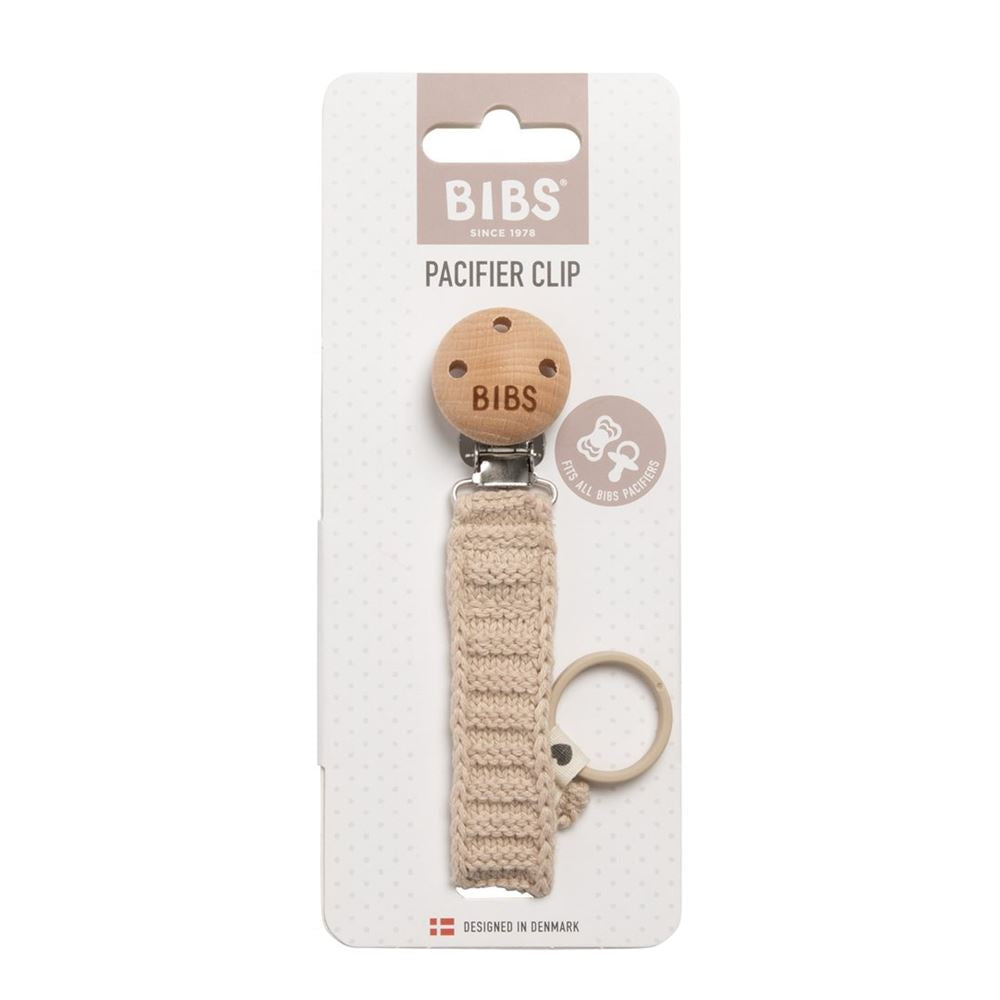 BIBS Nuggi Clip Tricoté | Ivory