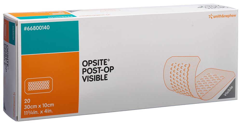 OPSITE POST OP VISIBLE Pansement 30x10cm | 20 pièces