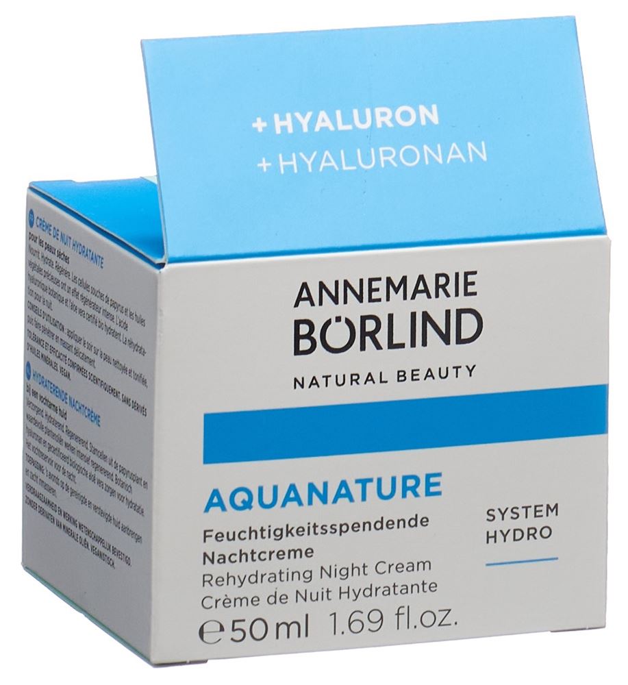 BORLIND AQUANATURE Crème Nuit 50ml | Régénération