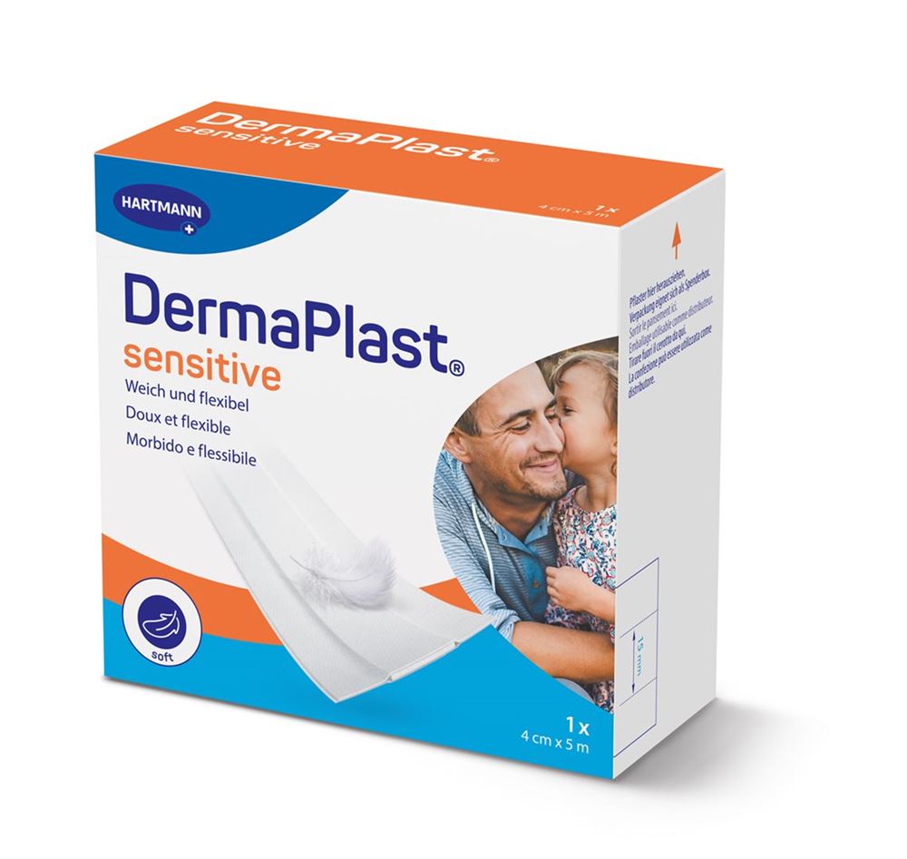 DERMAPLAST Sens Pans Rapide 4cmx5m Bleu | Pansement