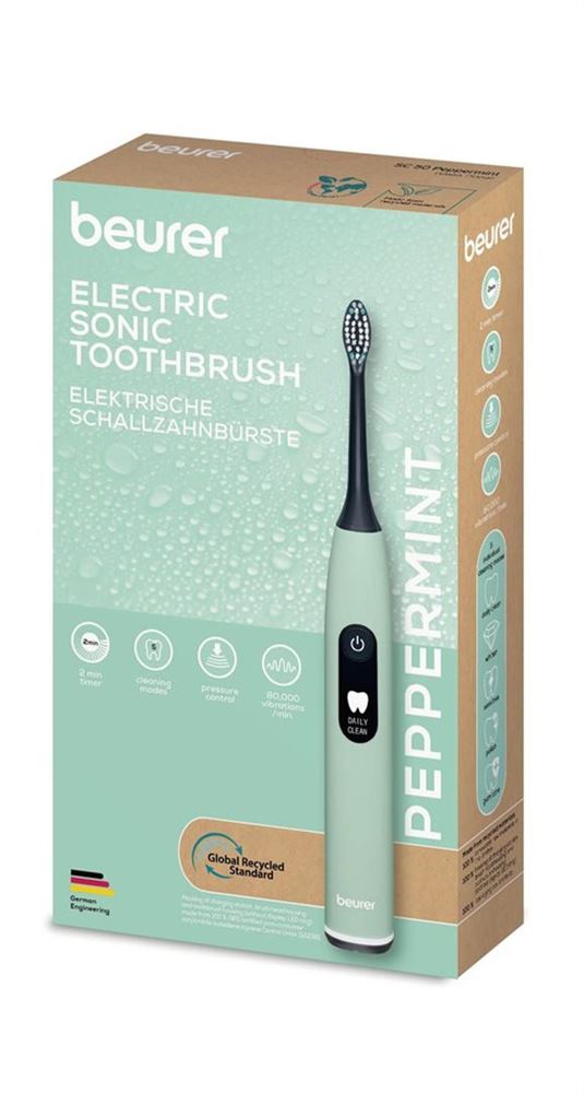 BEURER SC 50 Peppermint Brosse à Dents Électrique | Peppermint