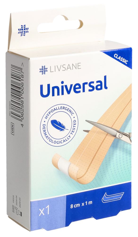 LIVSANE Classic Pansements Universels 8cmx1m | Soins