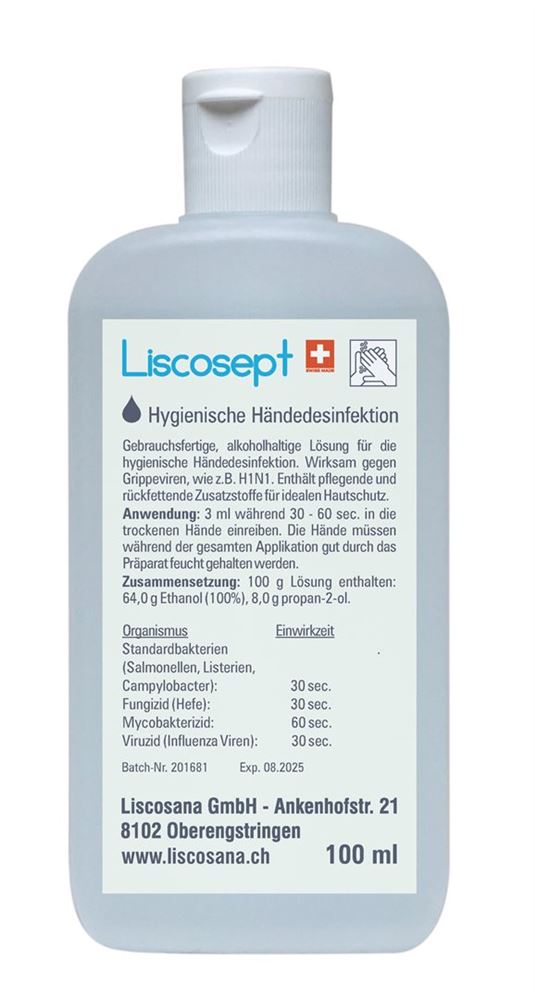 LISCOSEPT Désinfectant 100ml | Mains