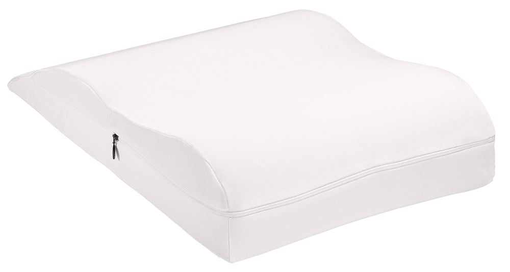 ELSA Coussin Veineux Velours Écru 50x22cm | Confort