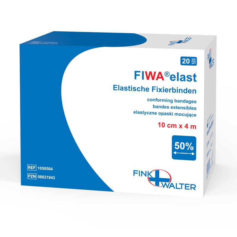 FIWA Bandes Fixation Élastiques 10cmx4m 20 pièces | Maintien