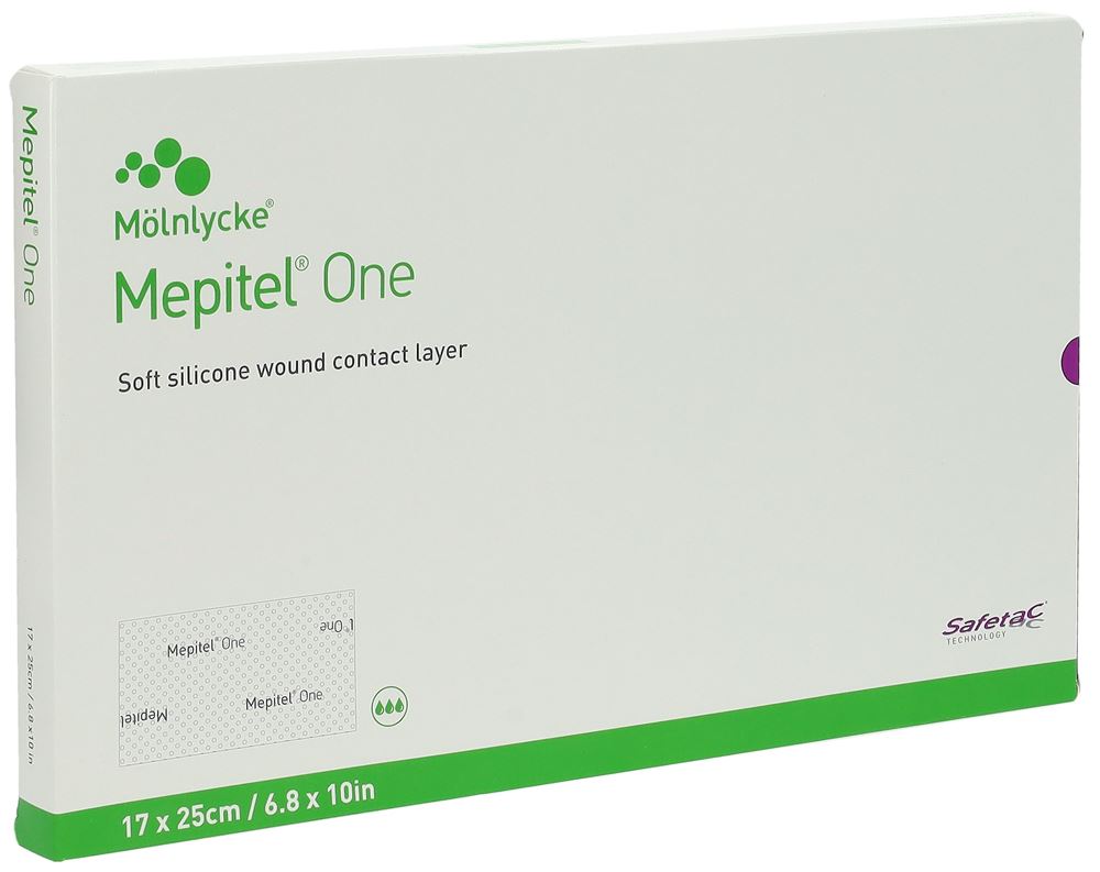 Mölnlycke MEPITEL One Pansement 17x25cm | 5 pièces