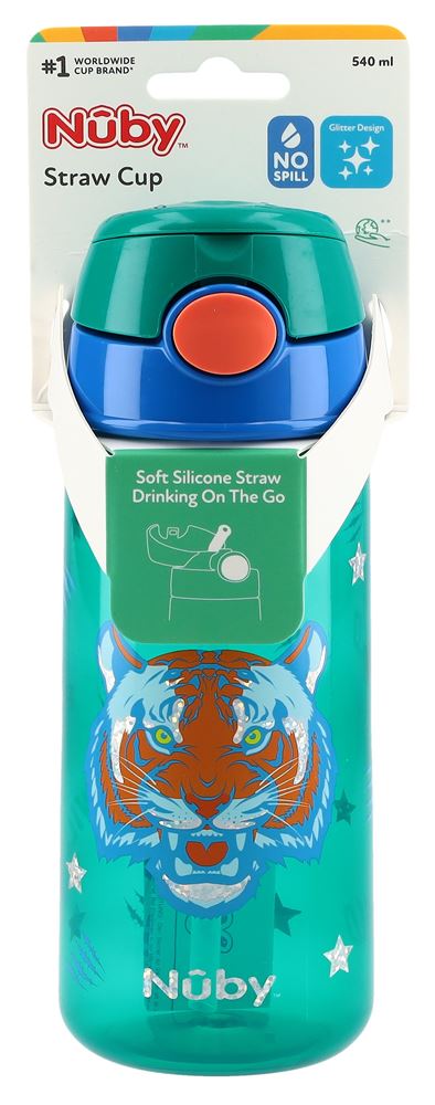 NUBY Gobelet Tiger | Soft Straw 540ml