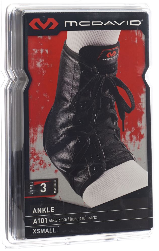 MCDAVID Ankle Brace Support Cheville XXS Noir | Stabilité