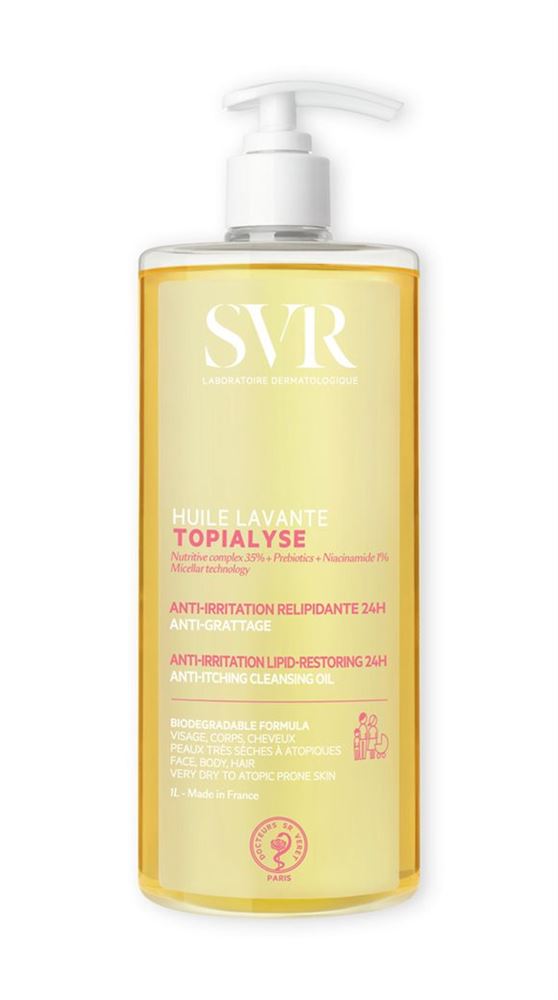 SVR TOPIALYSE Huile Lavante Huile Lavante 1000ml | Corps &amp; Visage