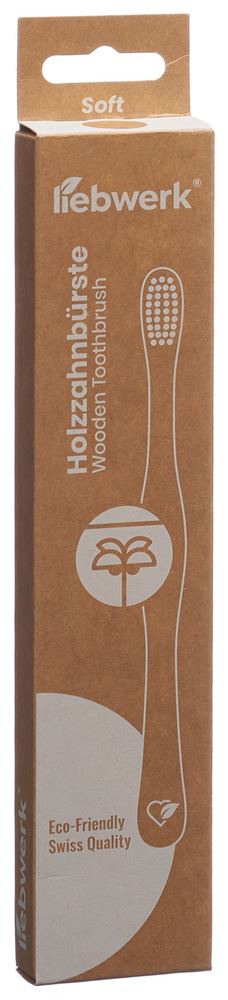 LIEBWERK Holzzahnbürste Soft Palm | Douceur