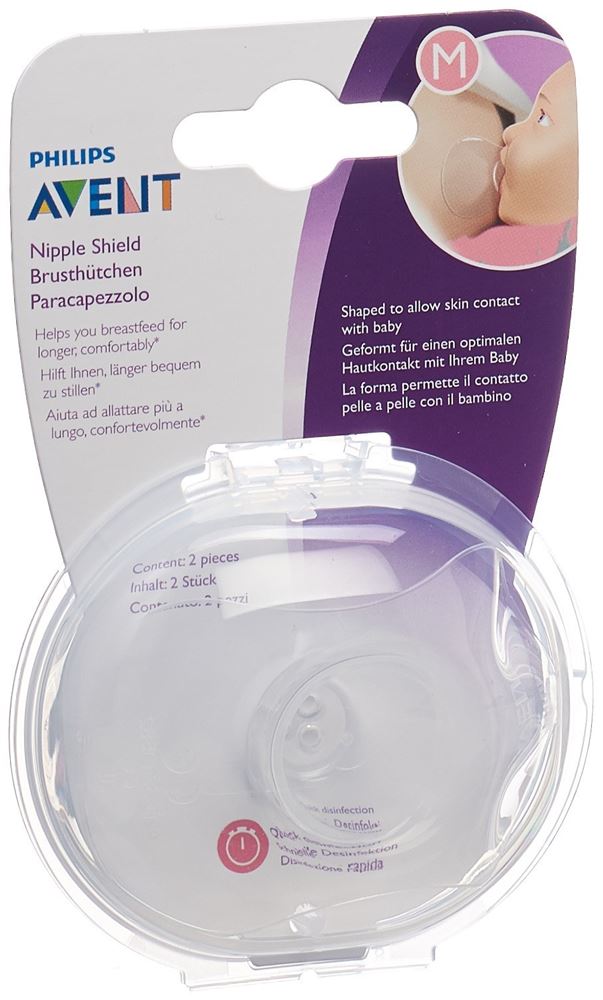 PHILIPS AVENT Protège-mamelon Moyen | Avec Steribox