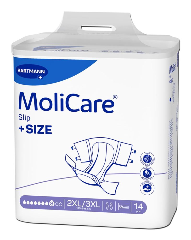 MOLICARE Slip +Size 8 Drops 14 pièces | Confort &amp; Sécurité