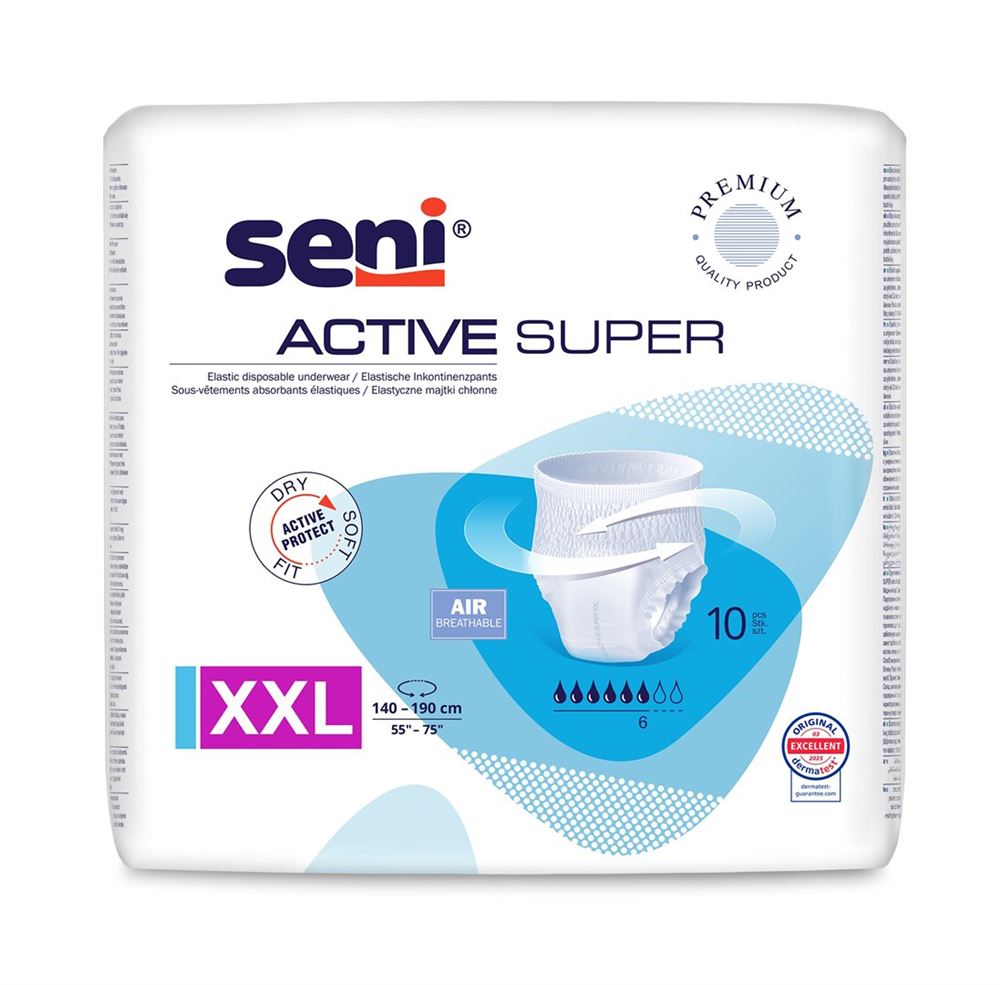 SENI Active Super Pants XXL 10 pièces | Sécurité