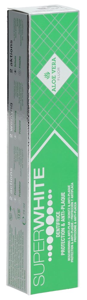 SUPERWHITE Aloe Vera Dentifrice | 75 ml