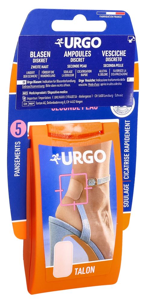 URGO Pansements Ampoules Discrets 5 pièces | Discrétion