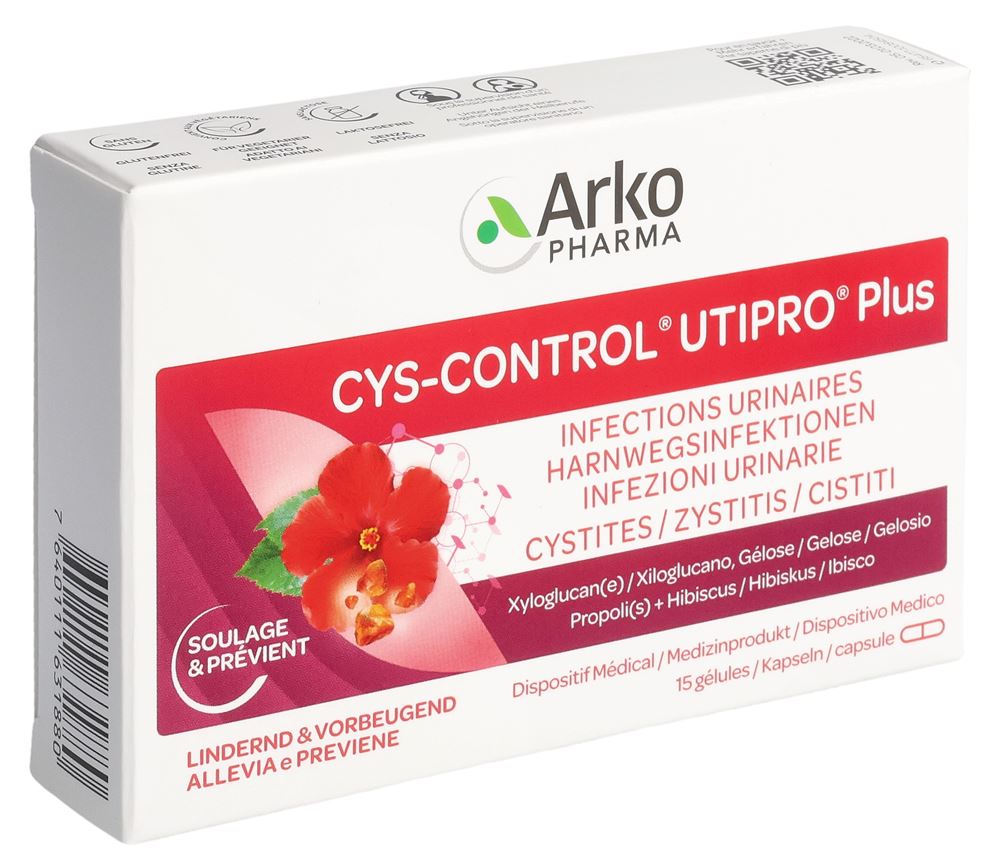 CYS-CONTROL Utipro plus Capsules 15 pièces | Confort Urinaire