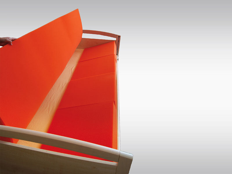 LIGASANO Orange Cale de Positionnement 49x49x9/1cm 4 pièces | Soutien