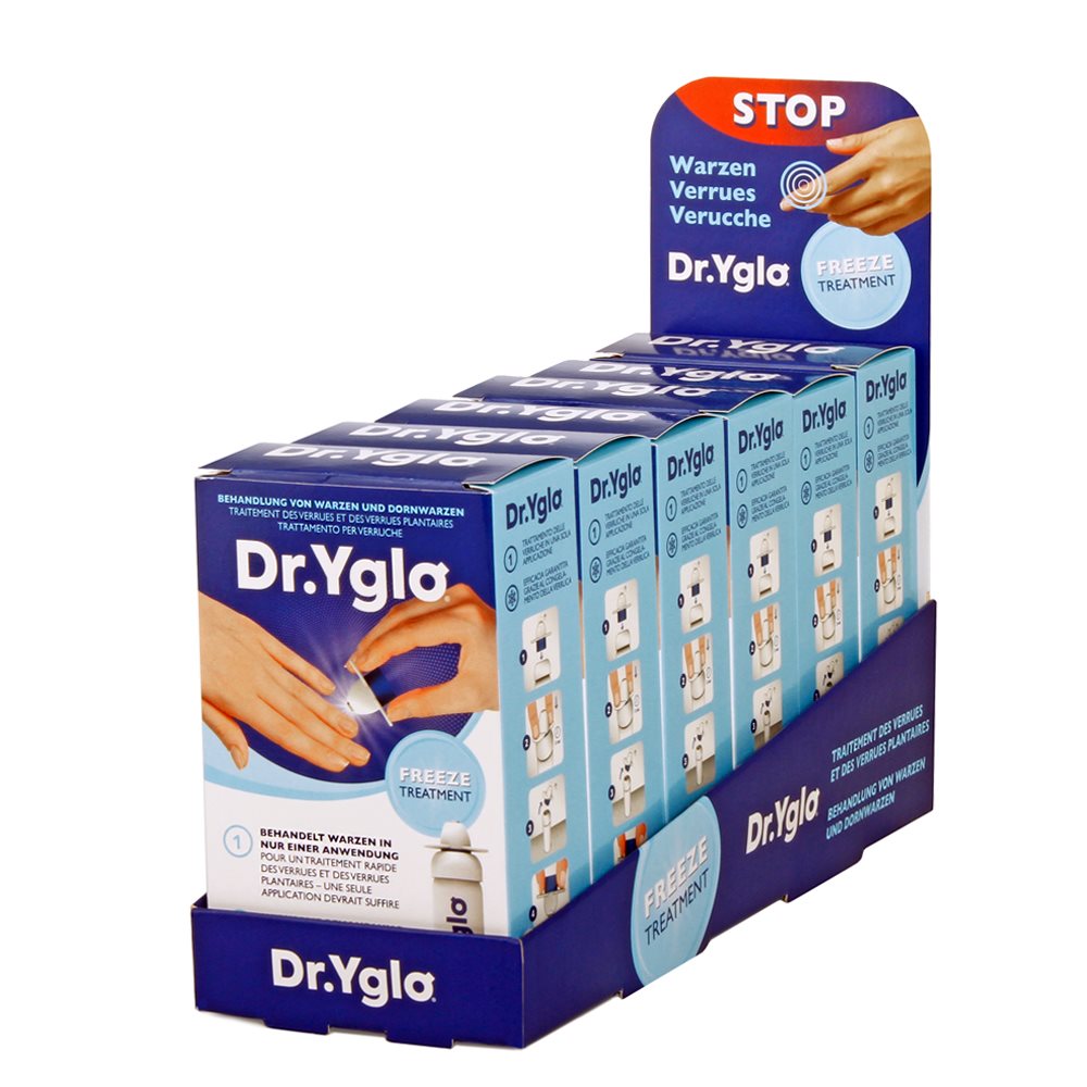DR. YGLO Cryothérapie Verrues | 6 pièces