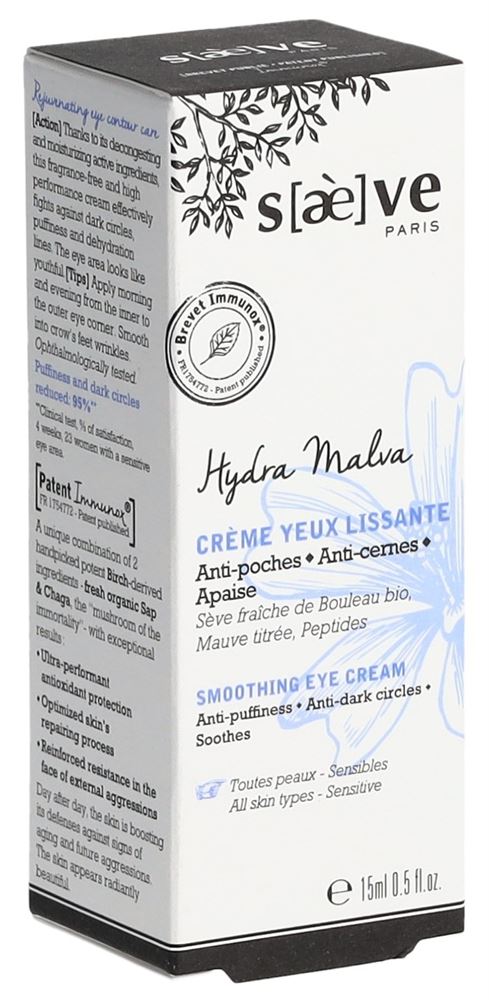 SAEVE Hydra Malva Crème Yeux Lissante 15ml | Lissante