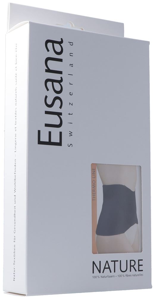 EUSANA Nierenwärmer Anat Soie/Laine S Noir | Chaleur