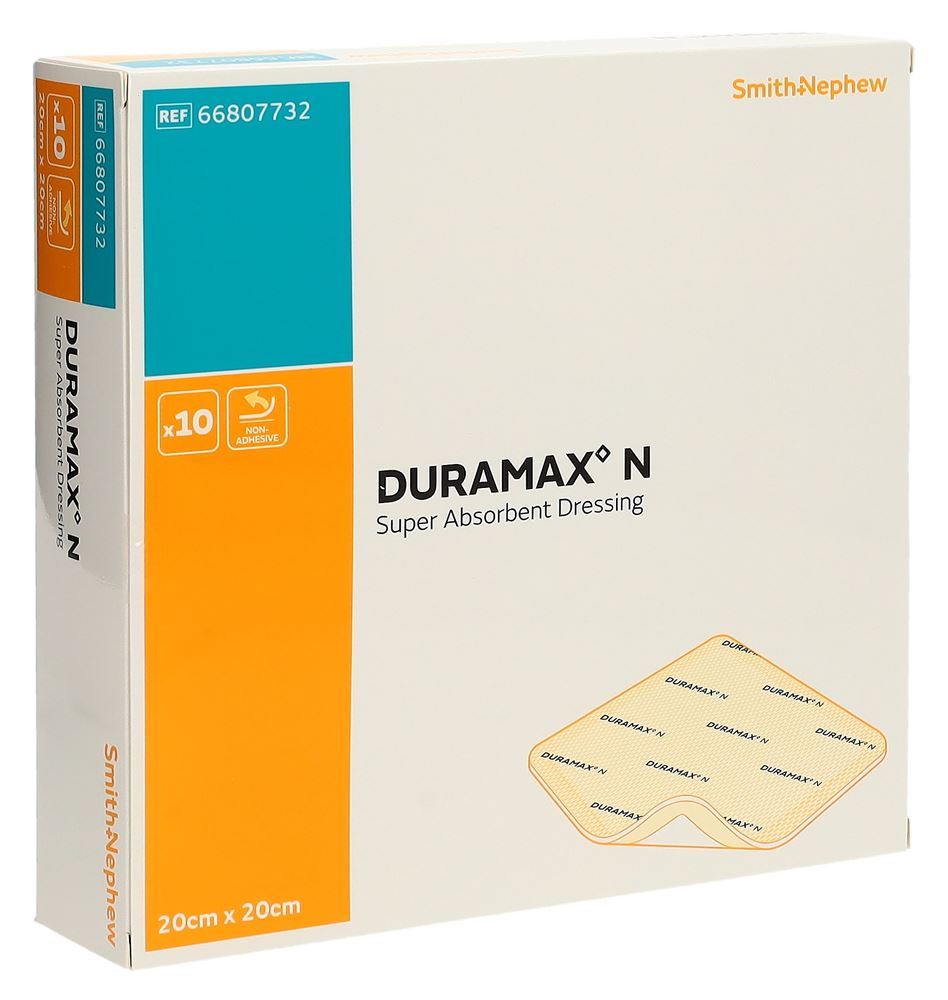 DURAMAX N Superabsorbant | 20x20cm, 10 pièces