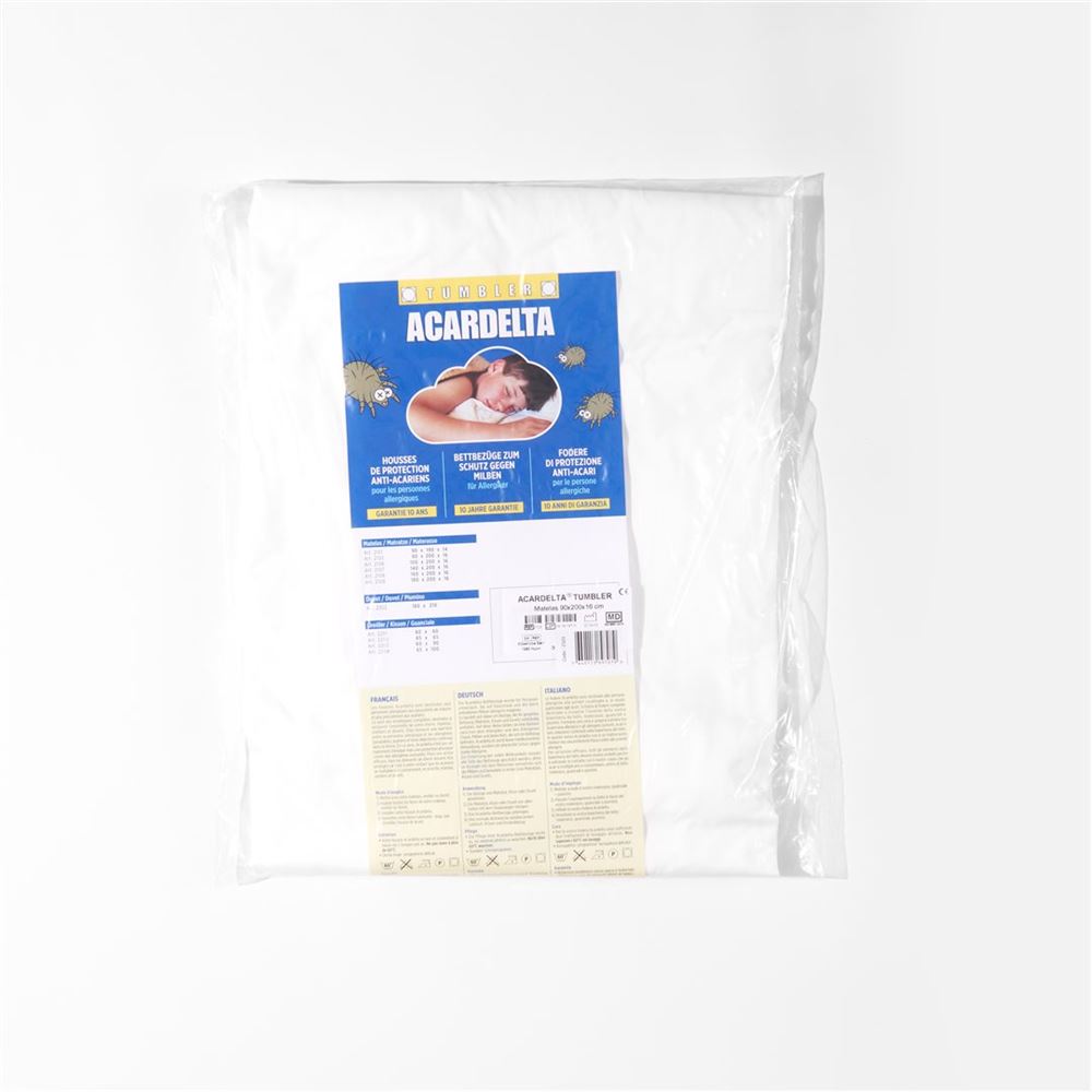 ACARDELTA Tumbler Matratze 90x200x16cm | Anti-acariens