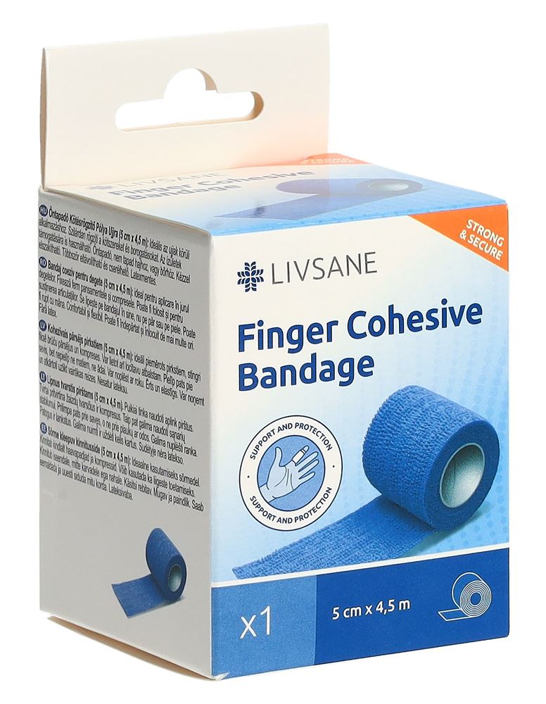 LIVSANE Pansement Doigts Adhésif 5cmx4.5m | Protection