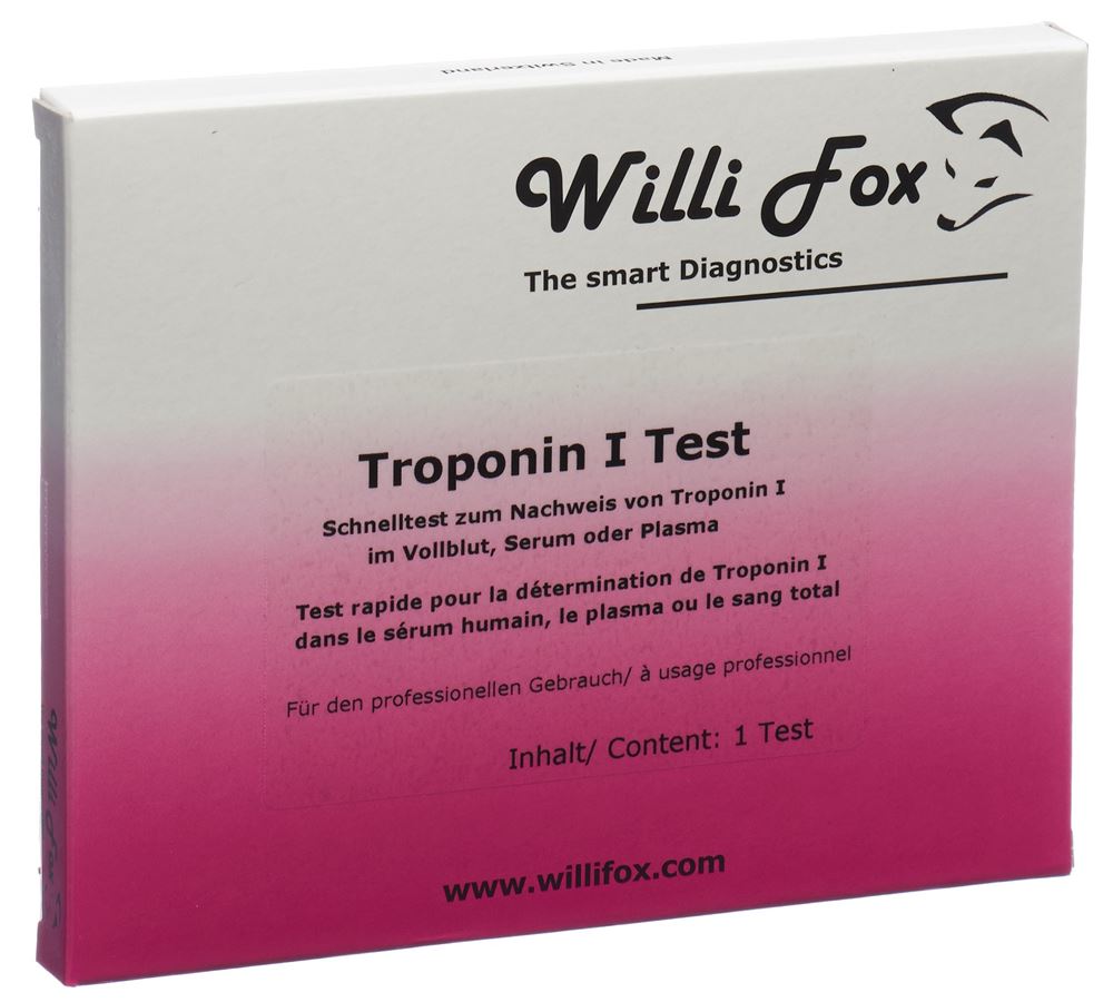 WILLI FOX Troponin I Test | Diagnostic