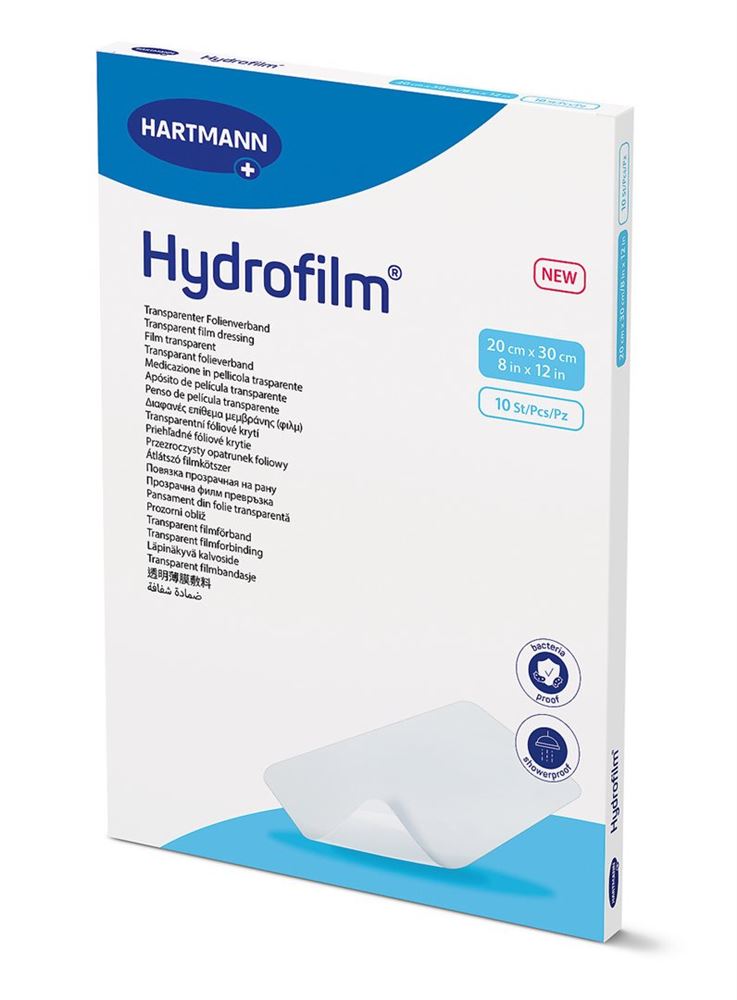 HYDROFILM Transparent Pansement 20x30cm | 10 pièces
