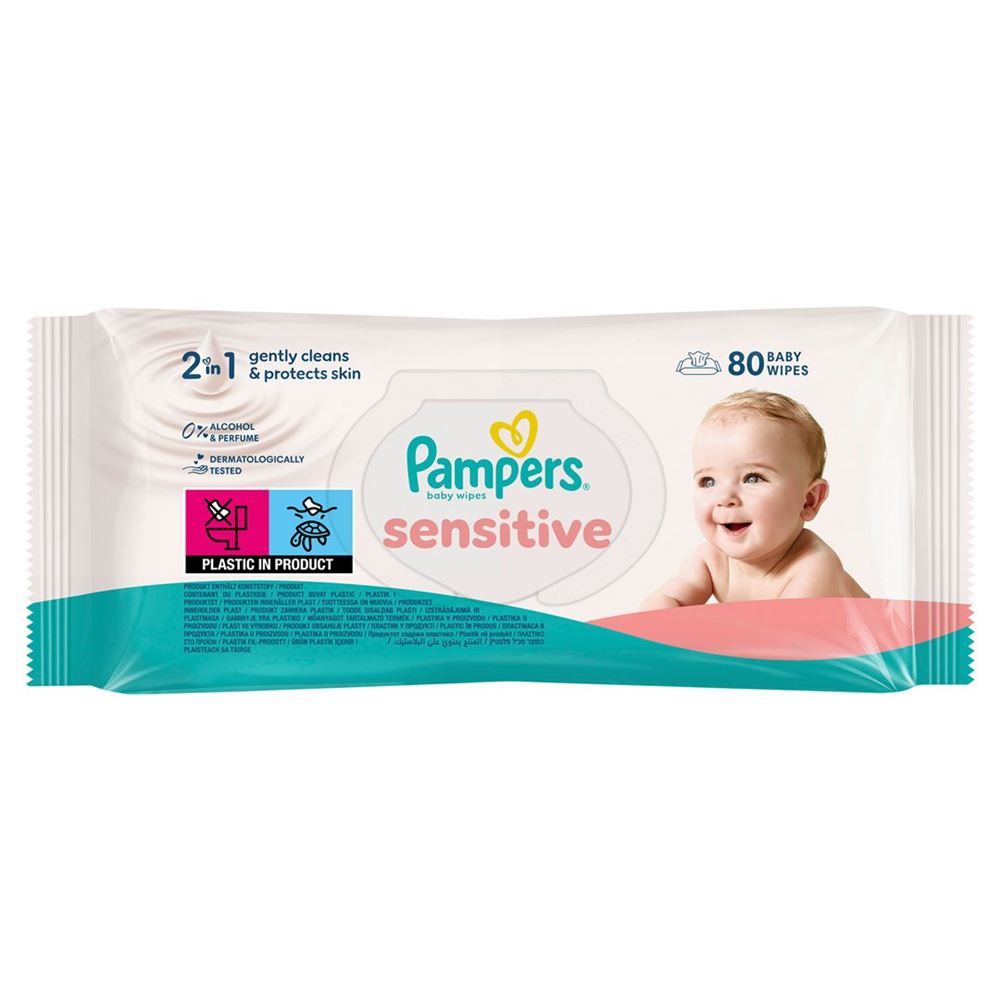 PAMPERS Lingettes Sensitive 52 pièces | Douceur