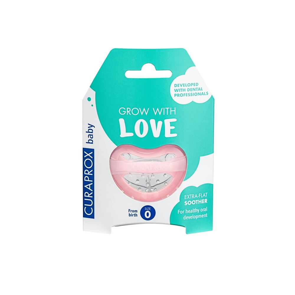 CURAPROX baby Sucette Gr0 Rose 1 pièce | Douceur