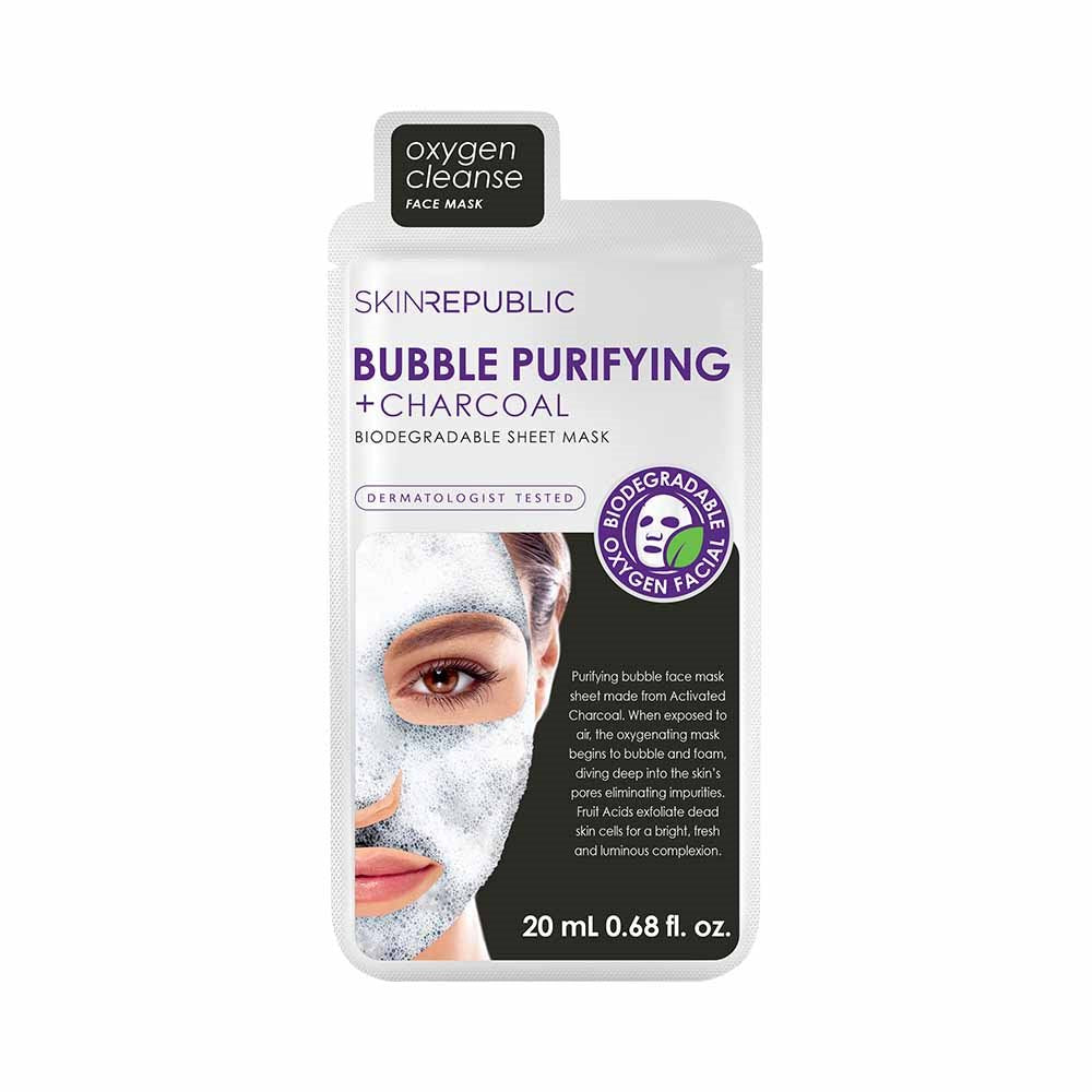 SKIN REPUBLIC Masque Purifiant Charbon 25ml | Pureté