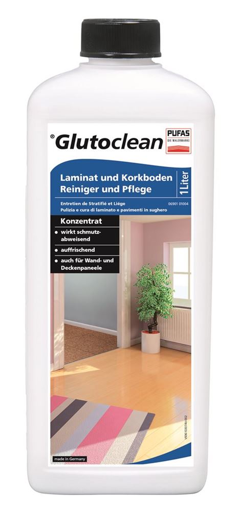 GLUTOCLEAN Nettoyant &amp; Soin Parquet/Liège 1L | Entretien