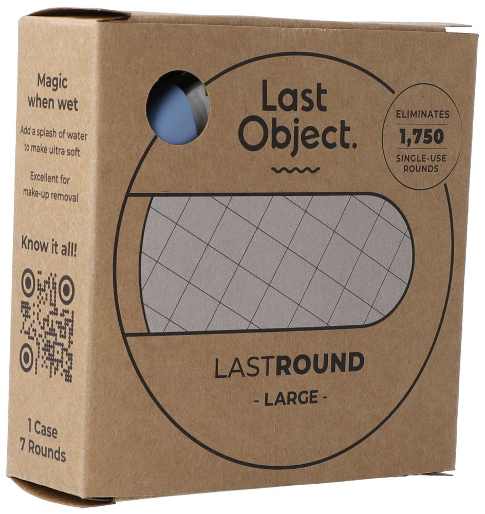 LASTROUND Coton réutilisable bleu | Écologique