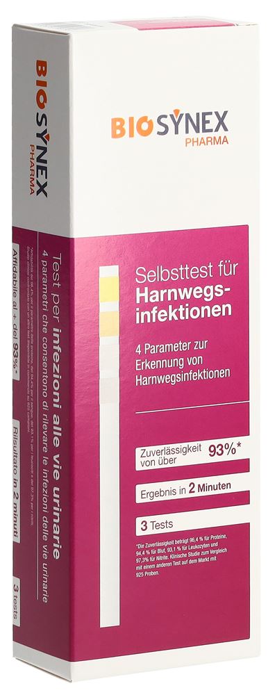 BIOSYNEX Autotest Urinaires | 3 pièces