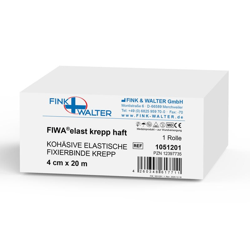 FIWA Bandes Fixation Krepp Haft 4cmx20m | Maintien