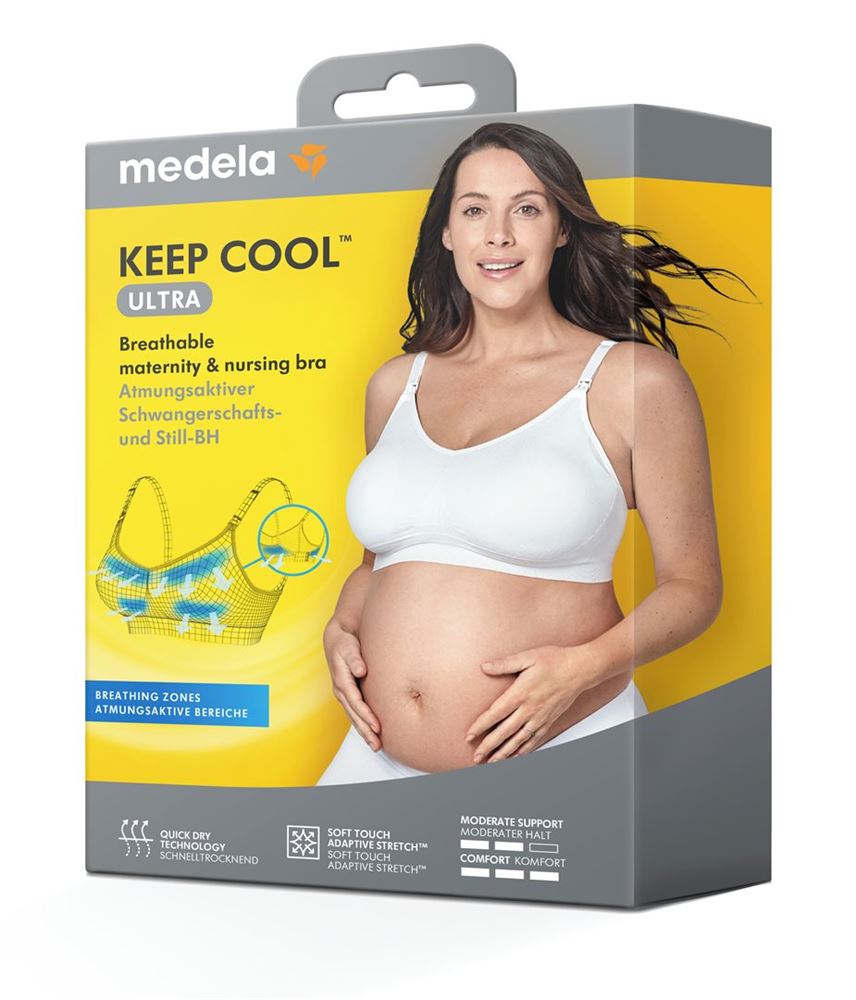 MEDELA Keep Cool Ultra Komfort-BH M Blanc | Confort