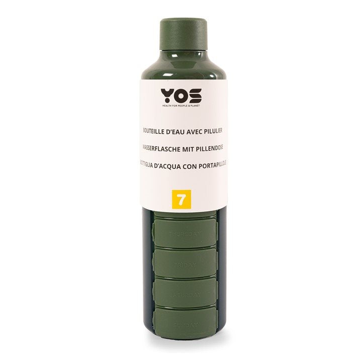 YOS Distributeur Hebdomadaire 375ml Vert | Organisation